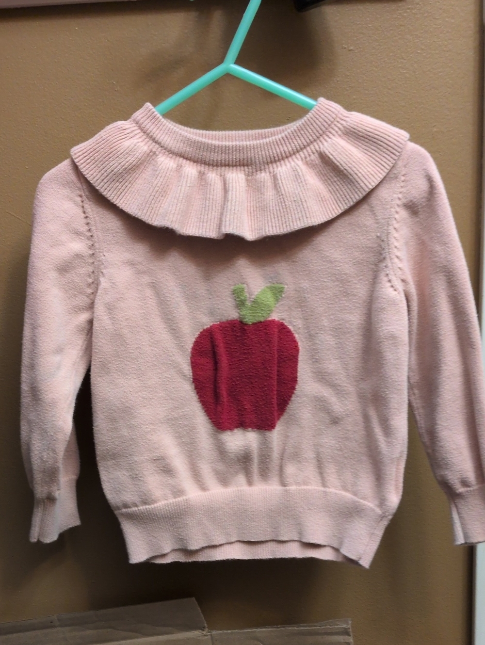 Apple sweater from girlhood (little stocking co)